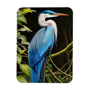 Blue Heron Magnet