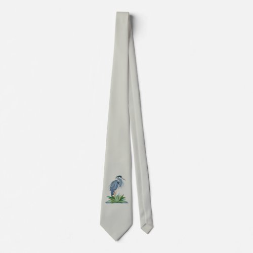 Blue Heron Neck Tie