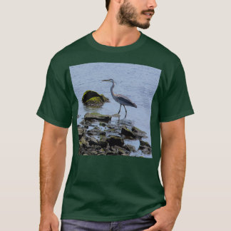 Blue Heron on the Prowl T-Shirt
