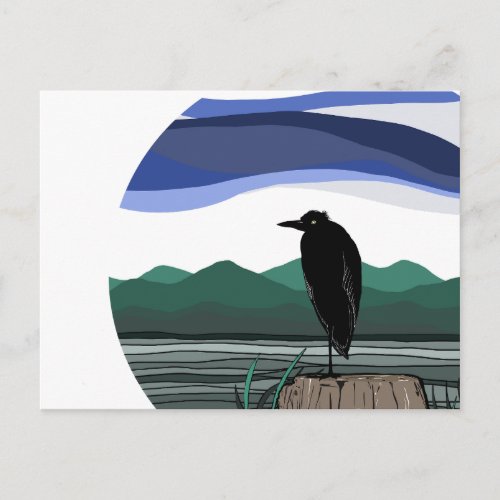 Blue heron - Pacific Northwest  Postcard