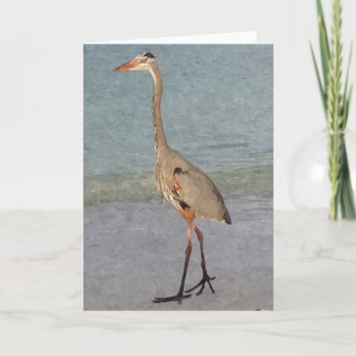 Blue Heron Painted Note Cards
