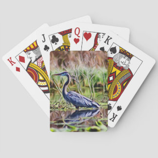 Blue Heron Poker Cards