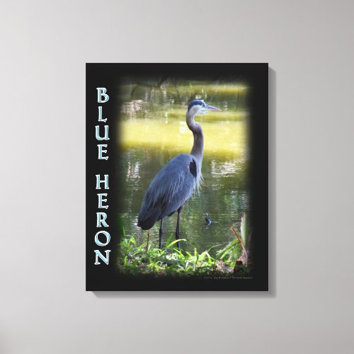 Blue Heron Wall Art Photograph