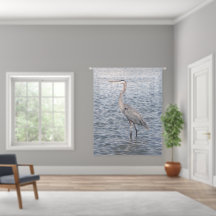 Blue Heron water curtain