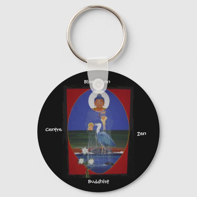 Blue Heron Zen Buddhist Centre Keychain (Front)