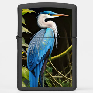 Blue Heron Zippo Lighter