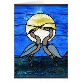 Blue Herons By Moonlight (Front)