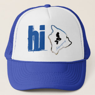 Blue Hi Jahzrootzierootz Trucker Hat