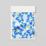 Blue Hibiscus, Blue Flowers, Pattern Of Flowers Fabric
