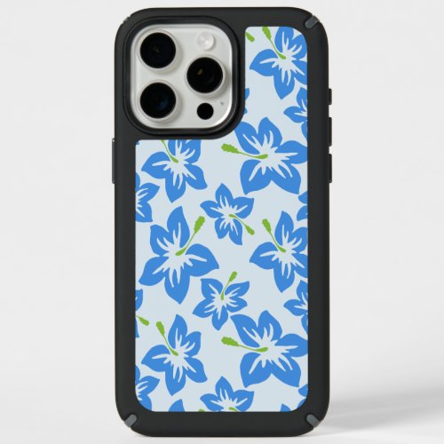 Blue Hibiscus Blue Flowers Pattern Of Flowers iPhone 15 Pro Max Case