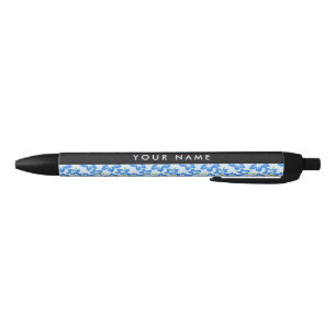 Blue Hibiscus, Blue Flowers, Your Name Pen