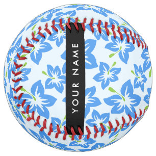 Blue Hibiscus, Blue Flowers, Your Name Softball