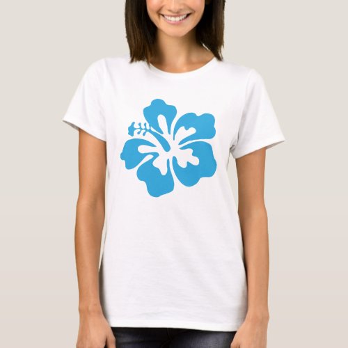 Blue Hibiscus T_Shirt