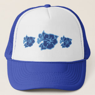 Blue Hibiscus Trucker Hat