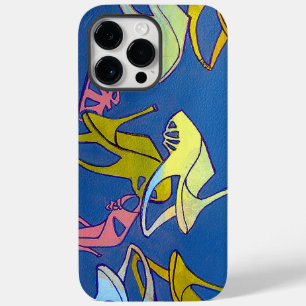 Blue High Heels Artwork, For the Love of Shoes Case-Mate iPhone 14 Pro Max Case