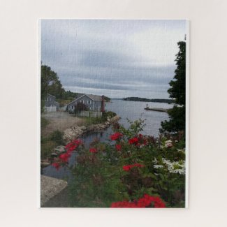 Blue Hill- A Maine Harbor Jigsaw Puzzle