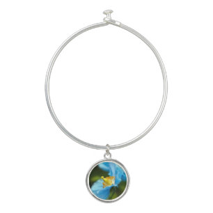 Blue Himalayan Poppy Bangle bracelet