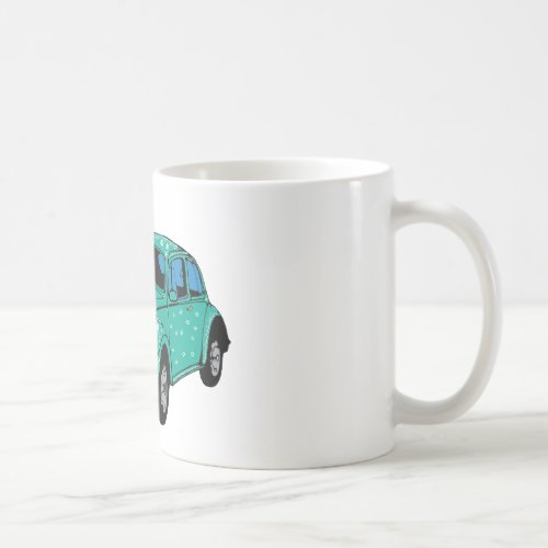 Blue Hippie Car  Classic Mug