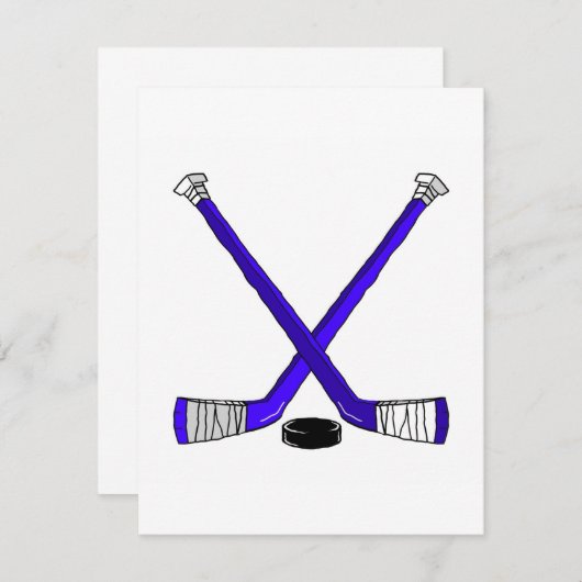 Blue Hockey (Front/Back)