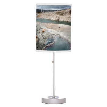 Blue Hole Table Lamp by usyellowstone at Zazzle