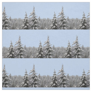 Blue Holiday Fabric Blue Christmas Tree Fabrics