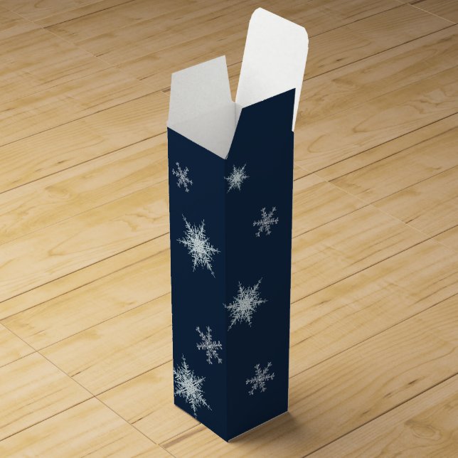 Blue Holiday Wine Box (Opened)