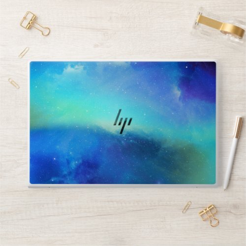 Blue Holographic Sky HP Laptop Skin