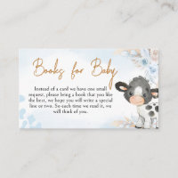 Blue Holy Cow Baby Shower Books for Baby
