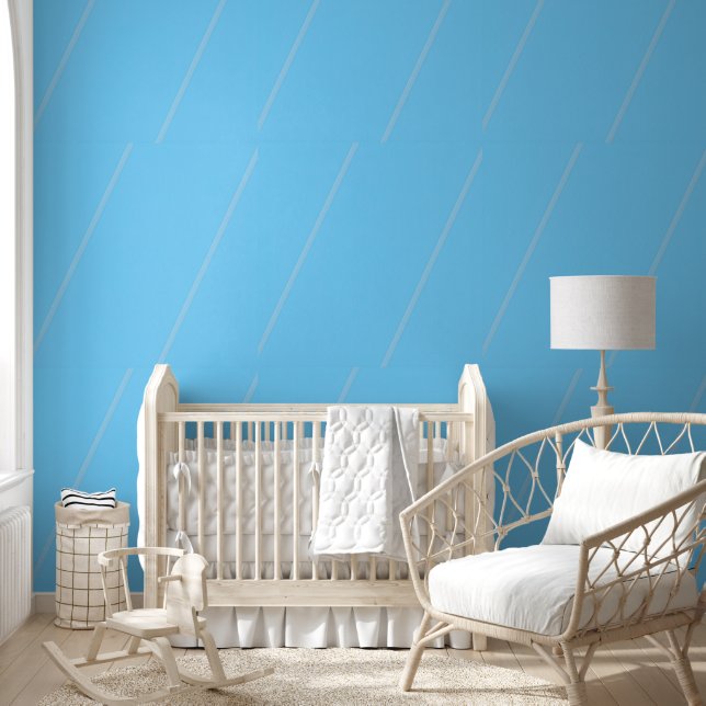 Blue home decor wallpaper  (Kids)