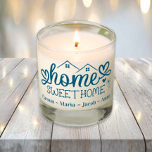 Blue Home Sweet Home Personalized