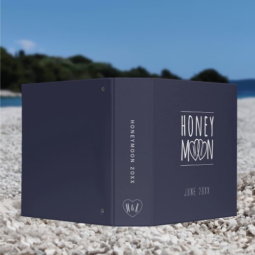 Blue Honeymoon Scrapbook Binder