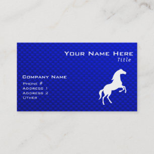 Blue Horse Business Card