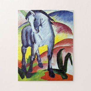 Blue horse by Franz Marc Jigsaw Puzzle