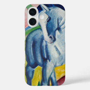 Blue Horse by Franz Marc, Vintage Fine Art iPhone 16 Case