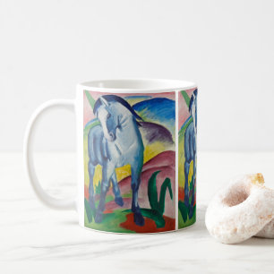Blue Horse by Franz Marc, Vintage Fine Art Coffee Mug
