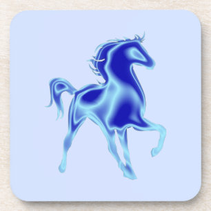 Blue Horse Coaster - Painting
