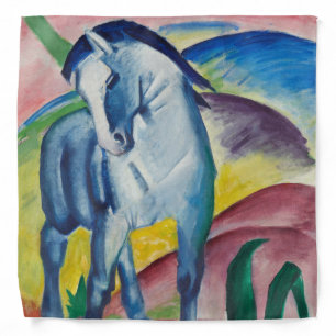 Blue Horse (Cute Animal) (by Marc Franz) Bandana