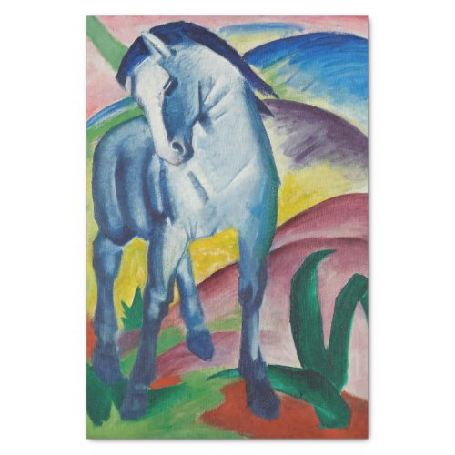 Blue Horse Franz Marc Multicolor Painting Tissue Paper