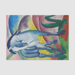 Blue Horse Franz Marc Multicolor Painting Tissue Paper
