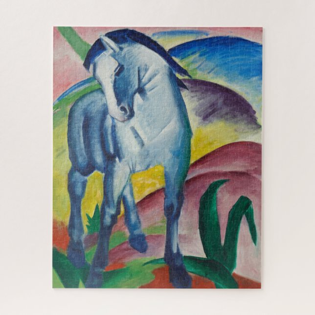 Blue Horse Franz Marc Painting Jigsaw Puzzle (Vertical)