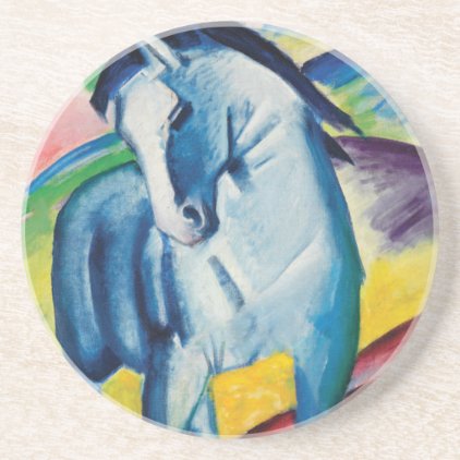 Blue Horse I by Franz Marc Coaster
