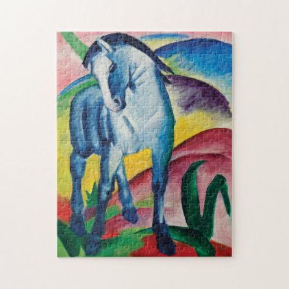 Blue Horse I by Franz Marc Jigsaw Puzzle