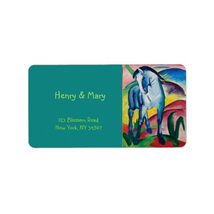 Blue Horse I by Franz Marc Label