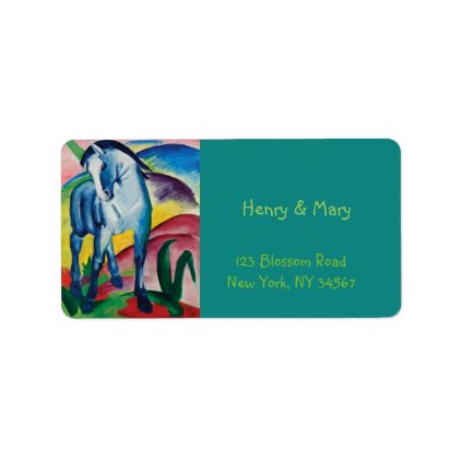 Blue Horse I by Franz Marc Label