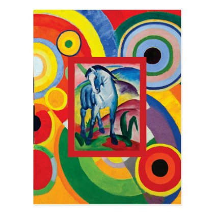 Blue Horse I by Franz Marc Postcard