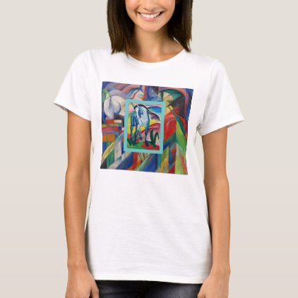 Blue Horse I by Franz Marc T-Shirt