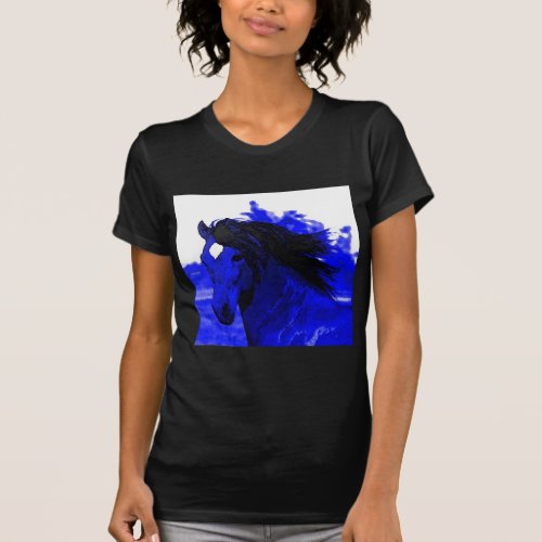 Blue Horse T_Shirt