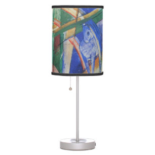 Blue Horse with Rainbow by Franz Marc Table Lamp