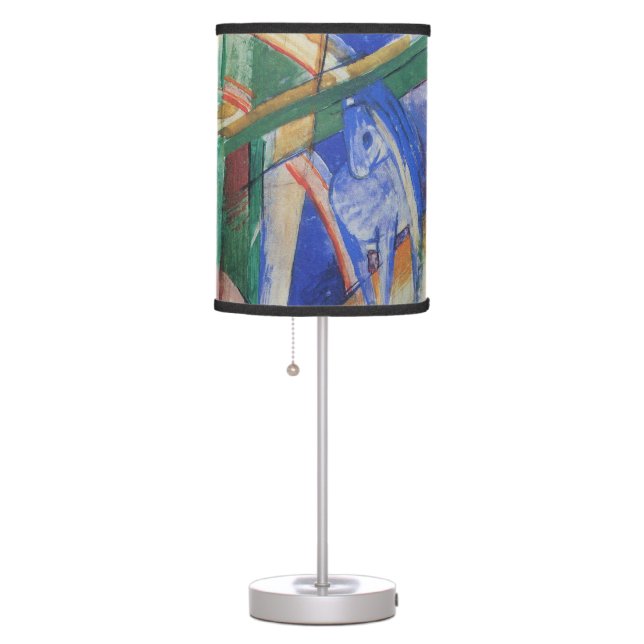 Blue Horse with Rainbow by Franz Marc Table Lamp (Right)
