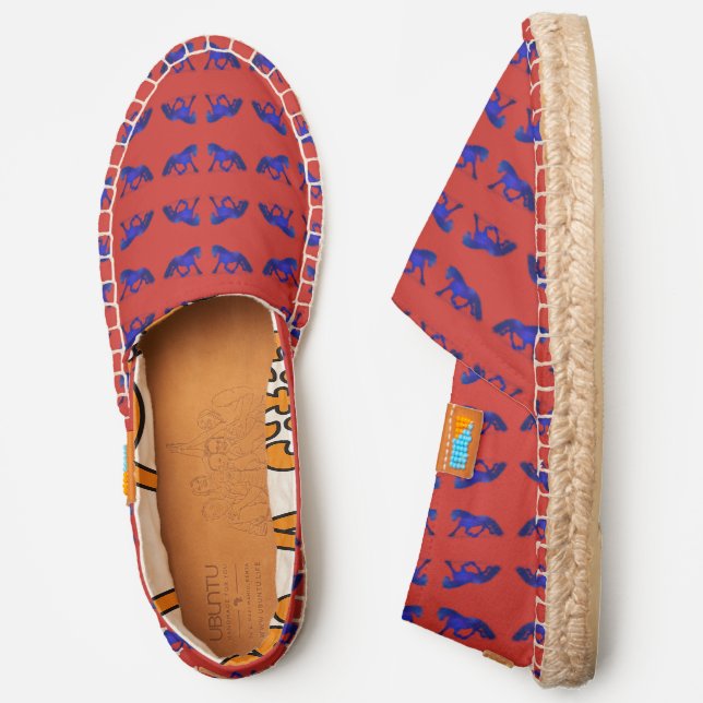 Blue Horses Espadrilles (Side)